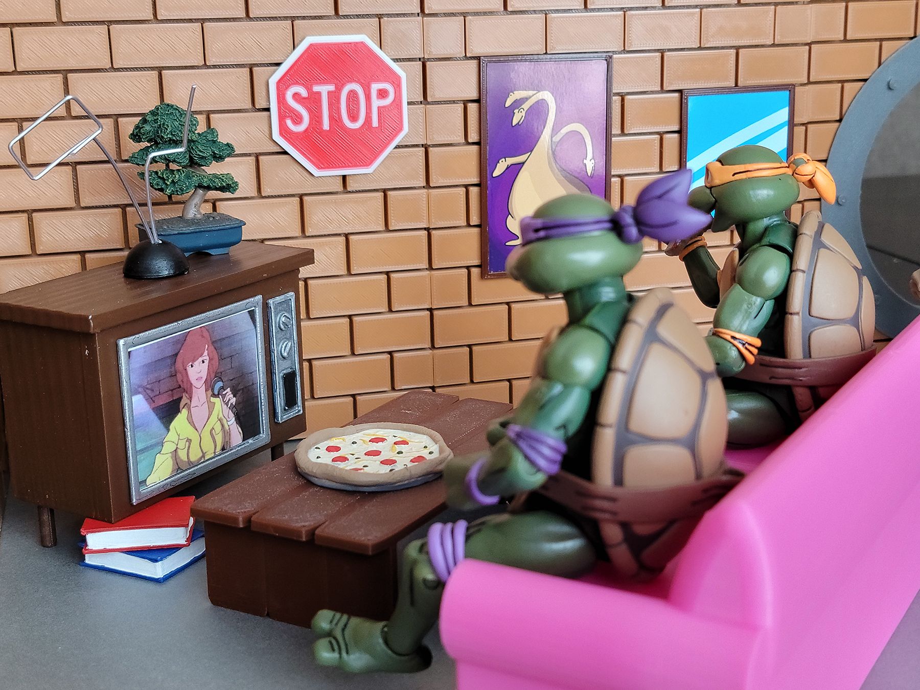 06.jpg Fichier STL Repaire d'égouts TMNT Teenage Mutant Ninja Turtles・Modèle imprimable en 3D à télécharger, Avionyx