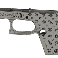 Screenshot-97.png Fichier STL glock 43 ss80 cactus jack stipple・Objet imprimable en 3D à télécharger