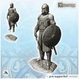 1-PREM.jpg Medieval soldier miniatures pack No. 1 - Medieval RPG D&D Gothic Feudal Old Archaic Saga 28mm 15mm