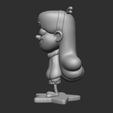 mabelside.jpg Mabel from Gravity Falls 3d print model