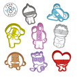 BT21_CP.png Set collezione BT21 - BTS - Tagliabiscotti - Fondente