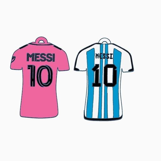MESSI KEYRINGS 3D model