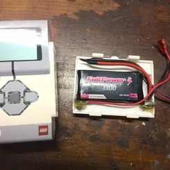 IMG_8154.JPG Lego Mindstorms EV3 Battery Cover for Lipo Rechargeable Pack