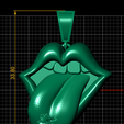 dimensions-1.png MOUTH TOUNGH FLOWER DESIGN PENDANT 3D PRINTABLE MODEL