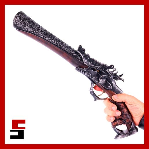 Hunter Pistol Bloodborne Gun Weapon Prop Replica