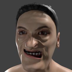 cara mujer mayor sonriente.jpg Archivo STL PORTA VELAS PARA HALOWEEN - BRUJA MALA・Design para impresora 3D para descargar