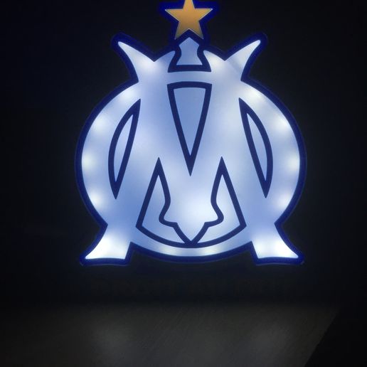 Porte-clés Olympique De Marseille – Impression 3D (OM)