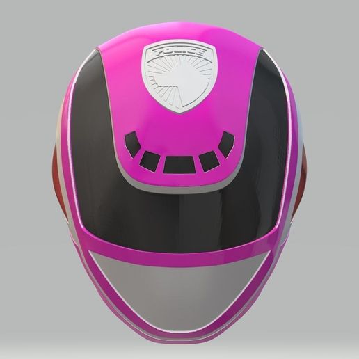 🪖 Casco Power Rangers SPD Pink Ranger・Archivo 3D para Impresión 3D・Cults
