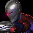 7.png Gray Fox Bust - Closed Helmet (Metal Gear Solid)