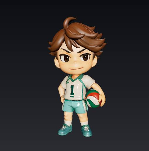 🗿 Oikawa Tooru - Haikyu・ STL File for 3D printing・Cults