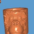 Screenshot_20200826-170857_Fast STL Viewer.jpg Ape / Gorilla / chimp / Monkey planter / Flowerpot Easy to print