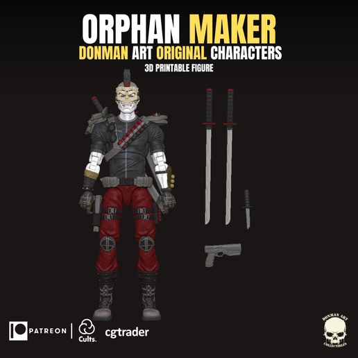 Orphan Maker - complete 3D printable Action Figure - Cults3D 3D Model ...
