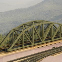 5d74e322956eec5647b0fff72bf6edca_display_large.JPG STL-Datei HO Scale126 ft Steel Arched Truss Bridge kostenlos・Design für 3D-Drucker zum herunterladen
