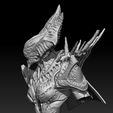 013.jpg オムニグル ハイブウィザード胸像 3Dプリントモデル