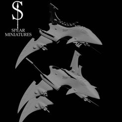 HemCrimAd1.jpg STL file Space Elf Nightshade Stealthfighter + Scarlet・3D printable model to download
