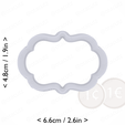 plaque_1~2.25in-cm-inch-top.png Plaque #1 Cookie Cutter 2.25in / 5.7cm