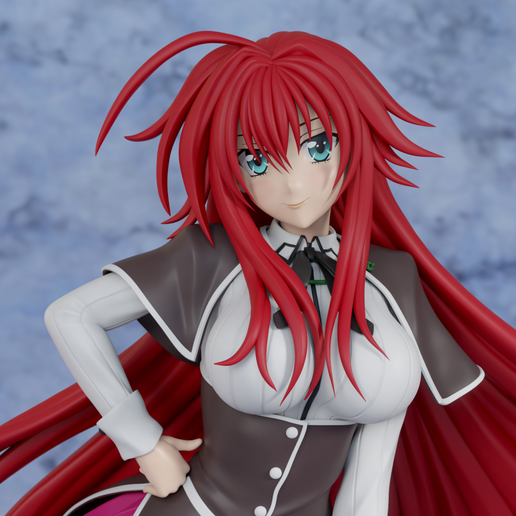 Rias Gremory Figure - 3D model önizlemesi