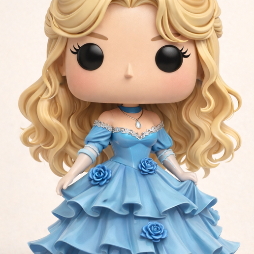 🌙💎 Donatella Dragna V2 | Caraval | Chibi-Style | 3D Print Figurine