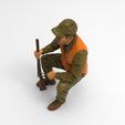 cazasentado5.jpg Hunter Sitting Figure 1/32 Scale – Rifle Resting Pose for Dioramas and Scenery
