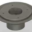 floor_drain_trap_dt05 v11-03.png height adjustable simple floor drain trap up 3 inch 3d print and cnc