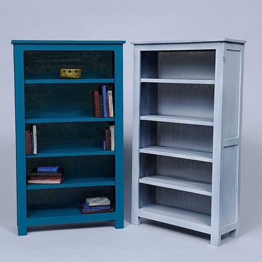 🏠 1/35 Scale Bookcase・ STL File for 3D printing・Cults