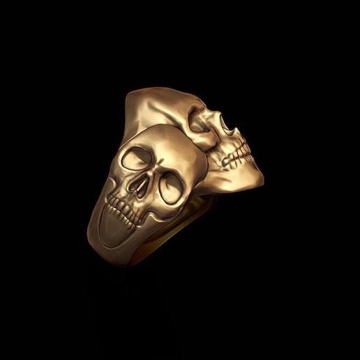 Screenshot-2023-02-09-213701.jpg Drei Schädel Ring 3D-Druck Modell