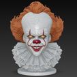 Pennywise-Headbust-1.jpg Pennywise - IT - 2 modelos