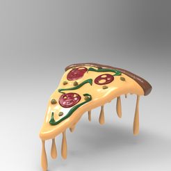 untitled.75.jpg OBJ file one pizza slice・Model to download and 3D print, mabritec