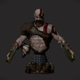 03.jpg Kratos bust from God of War Ragnarok STL