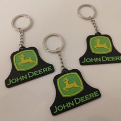 John-Deere.jpg Fichier STL Porte-clés John Deere・Plan pour imprimante 3D à télécharger