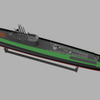 O21-3d-submarine-render.png O21 Class Submarine WW2 Dutch 1940-1956 Static model