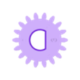 Laminator gear.stl Laminator #3 Gear replacement