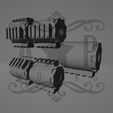 50mm-rails-render.jpg Airsoft Silencer "Build'a'Can"
