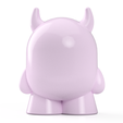 lil-devil-back.png 3D Printable Lil Devil Art Toy Figurine STL File for Personal & Commercial Use - Unique Collectible