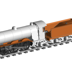 1.png Archivo 3D tren - locomotora - vagón - metro - monorraíl - Peoplemover・Modelo para descargar y imprimir en 3D