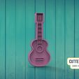 guitarra.jpg Fichier STL Découpeur de biscuits en forme de guitare acoustique・Modèle pour imprimante 3D à télécharger