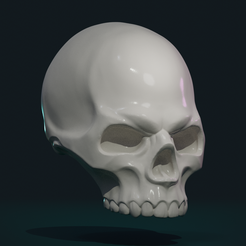 SSkull-02.png Archivo 3D Cráneo Estilizado・Plan de impresión en 3D para descargar