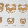 Capture.png Clay Cutter STL File - Teddy Bear Head 1- Cute  Earring Digital File Download- 8 sizes and 2 Cutter Versions, cookie cutter