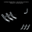 Nuevo-proyecto-2022-04-24T163359.063.png FLATHEAD HEADER PIPES 3 - EXHAUST FOR HOT ROD / RAT ROD RC - MODEL KIT - CUSTOM DIECAST