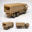 MAN-HX61-Canvas-Cover-5.jpg MAN HX61 Canvas Cover Variant – 1/87 Scale Military Truck 3D Model | HO Scale STL for Resin & FDM Printing