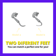 TWO DIpsRany feat You can match a perfect one for you! Modular Prosthesis - bird