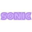 logo sonic.stl SONIC THE HEDGEHOG LED Wall Lamp