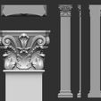 56-ZBrush-Document.jpg 90 classical columns decoration collection -90 pieces 3D Model