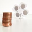 clover_trefle_piece_coin_money_3D_printed_5.jpg Free STL file Range-pieces・3D printer model to download