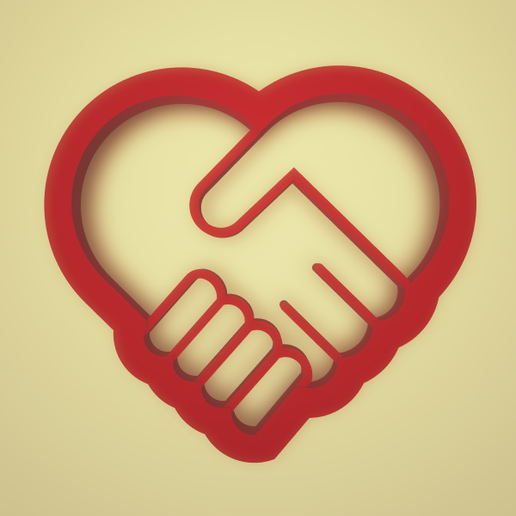 love polymer clay cutter 6size 3D model