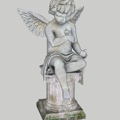 angel.jpg Archivo STL Estatua de ángel・Objeto imprimible en 3D para descargar