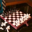 _1031982-RW2_DxO_DeepPRIME.jpg Chess / Backgammon Foldable Portable Board (Pawns Included)