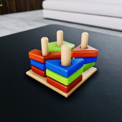 IMG_8073.jpg Shape Matching Toy - Montessori Toy