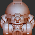 Wolf.png Warhammer 40k Space Marine Helmet Custom Wolf Design