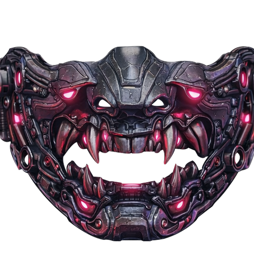 Samurai Mask Cyberpunk